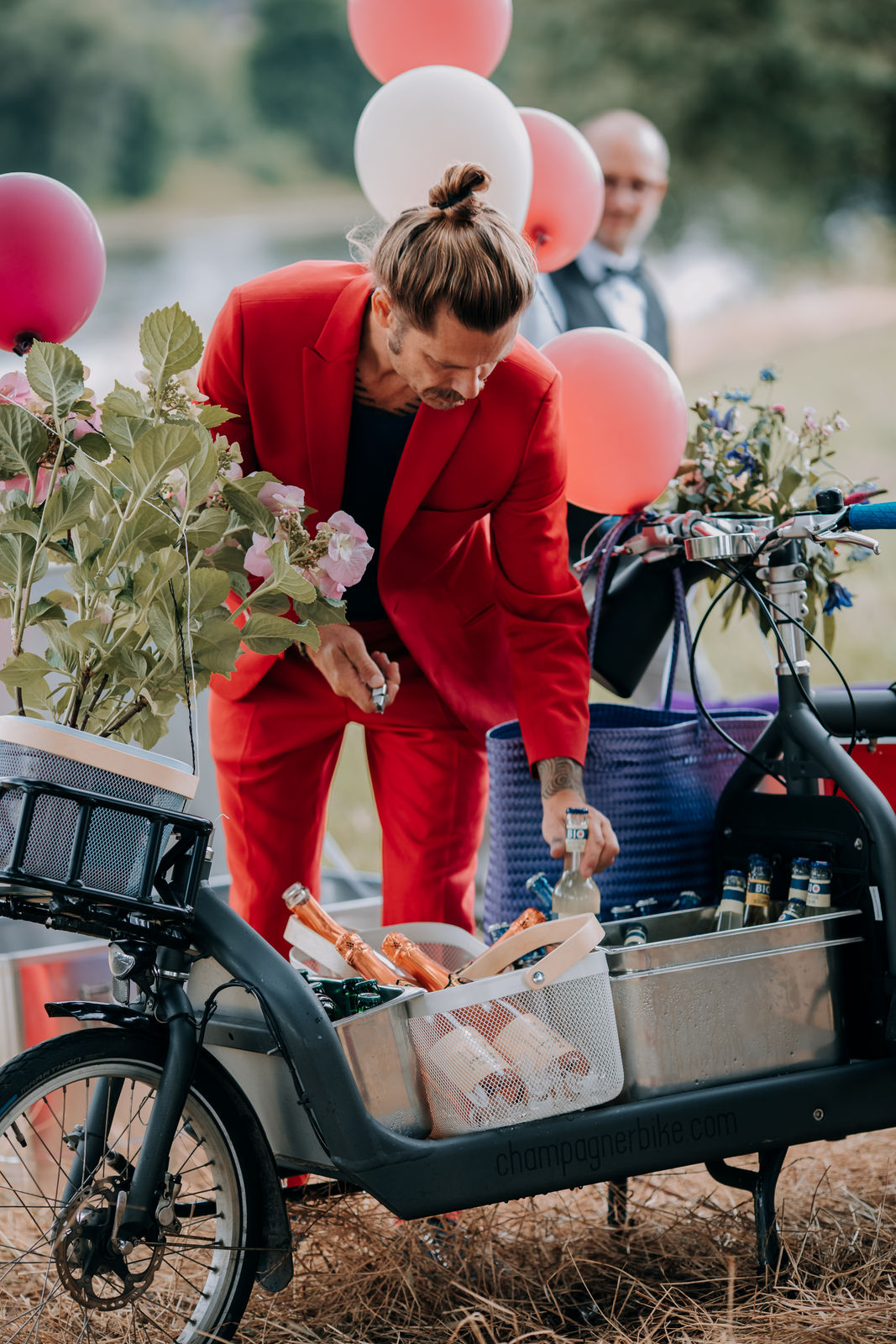 Champagnergarten Pop-Up-Event im Freien
